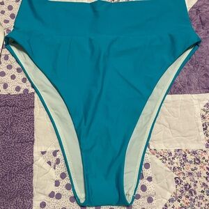 NWT Aerie Cheeky Bikini Bottom Size M still has sanitary lining!